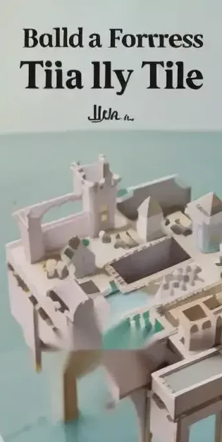 Rozbudowana wyspa z wieżami w Isle of Arrows